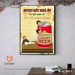 Tranh quán bia - Bia001