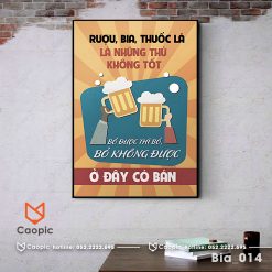 Tranh quán bia - Bia014