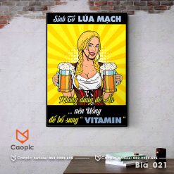 Tranh quán bia - Bia021