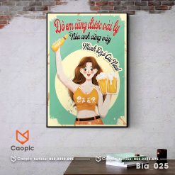 Tranh quán bia - Bia025