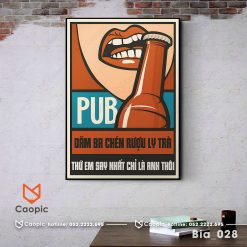 Tranh quán bia - Bia028