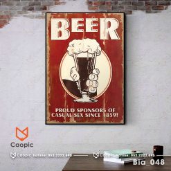 Tranh quán bia - Bia048