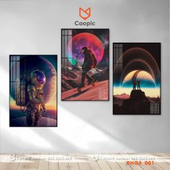 Tranh Bộ 3 Phi Hành gia cực ngầu. PHG3001