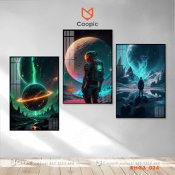 Tranh Bộ 3 Phi Hành gia cực ngầu. PHG3024