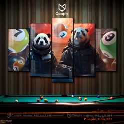 Tranh tráng gương treo trường quán BIDA.  Bida5001