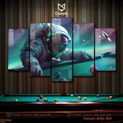 Tranh tráng gương treo trường quán BIDA.  Bida5005