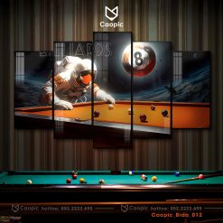 Tranh tráng gương treo trường quán BIDA.  Bida5012