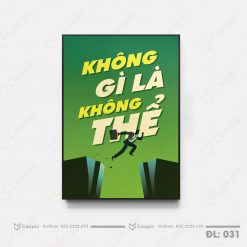 Tranh cổ động có khung composite 2cm- CD031