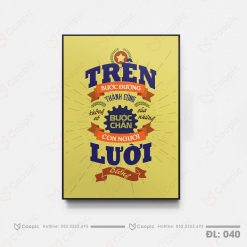 Tranh cổ động có khung composite 2cm- CD040