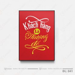 Tranh cổ động có khung composite 2cm- CD041