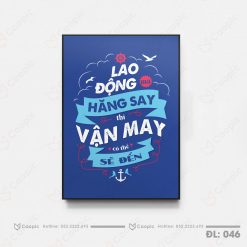 Tranh cổ động có khung composite 2cm- CD046
