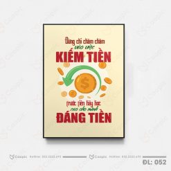 Tranh cổ động có khung composite 2cm- CD052